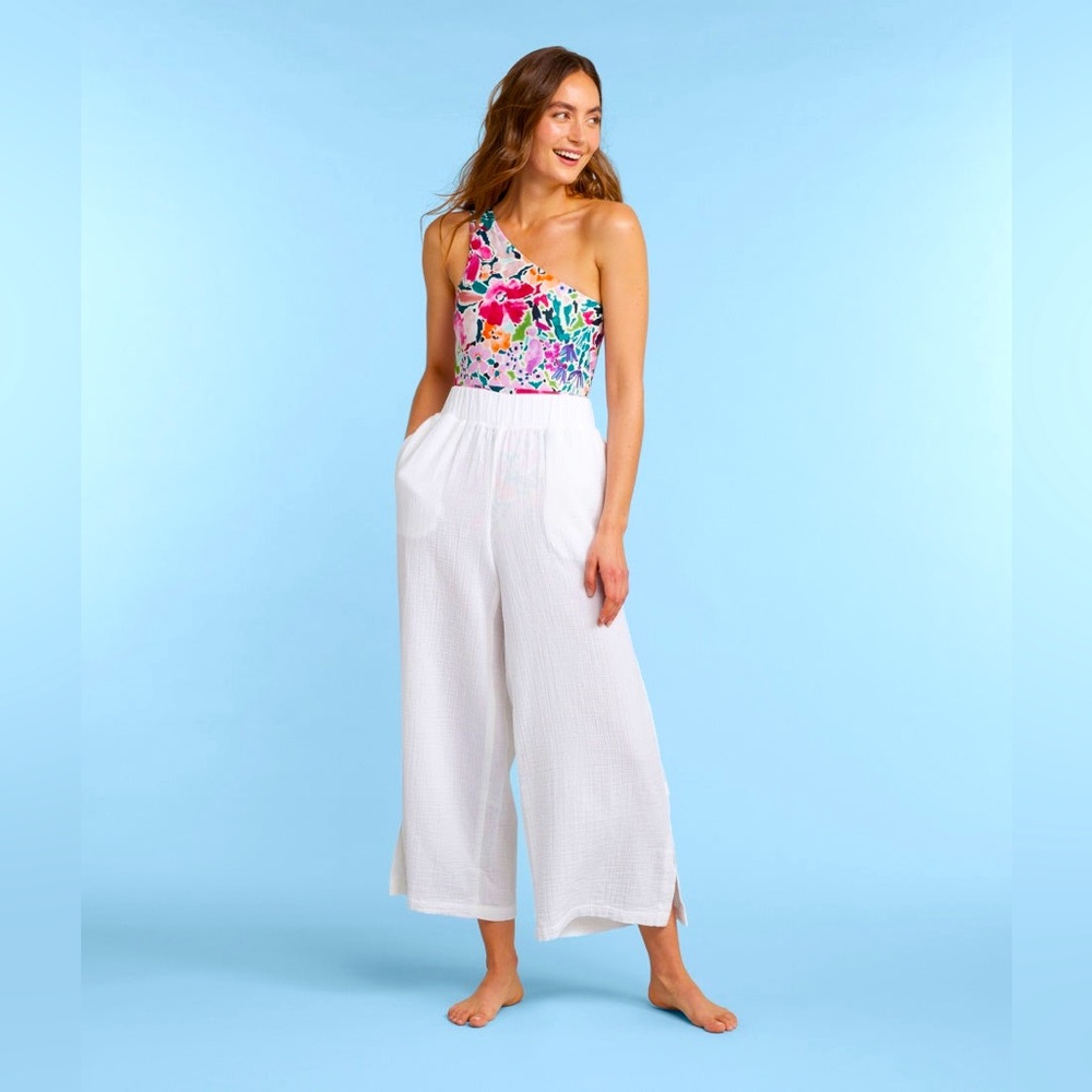 L.L.Bean X SUMMERSALT - The Cloud Gauze Wide-Leg Pants - Medium